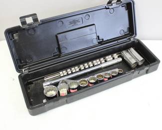 Proto 5449 1/2" Drive Classic Pear Head Ratchet, Breaker Bar & 11 Sockets
