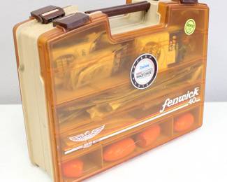 Fishing Tackle in Fenwick 40 Woodstream Tackle Box
