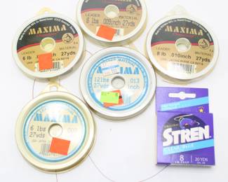 Fishing Line Bundle (Total of 20 Spools)
