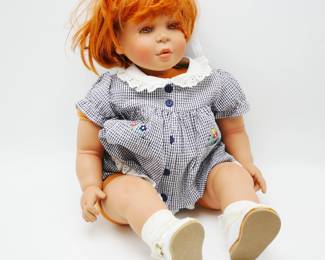 Peggy Dey Signed LTD Edition "Bonnie Jean" Vinyl Doll
