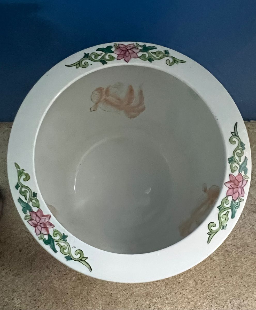 Top view Chinese ceramic 