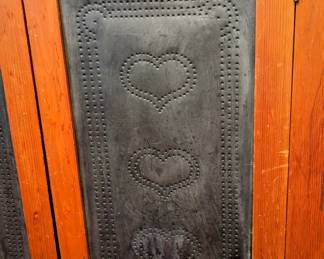 Detailed work of locally hand built secretary 