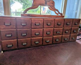 21 drawer apothecary storage 