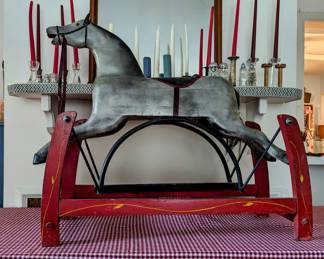 19th century childs rocking horse
Original condition 
$150