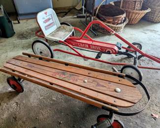 Vintage chain drive  Flying Dart and Flexy Racer