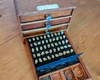 Extremely Rare 1900s dental dentist cabinet chest