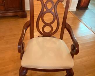 2 - Head of table dining chairs 
