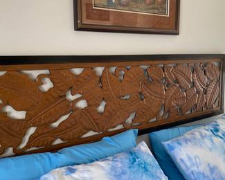 Carved wooded wall hanging 
72.5 x 20