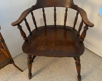 Heavy solid wood Antique chair 