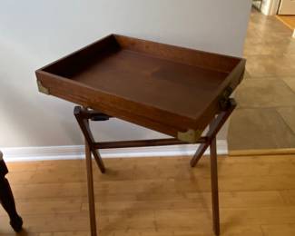 Tea tray table 
23 x 28.5 x 17