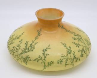 Antique Tam O Shanter Kerosene Lamp Shade Attributed to Handel