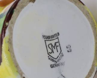 Rare Modernist Eva Zeisel Schramberg Multicolor Art Vase