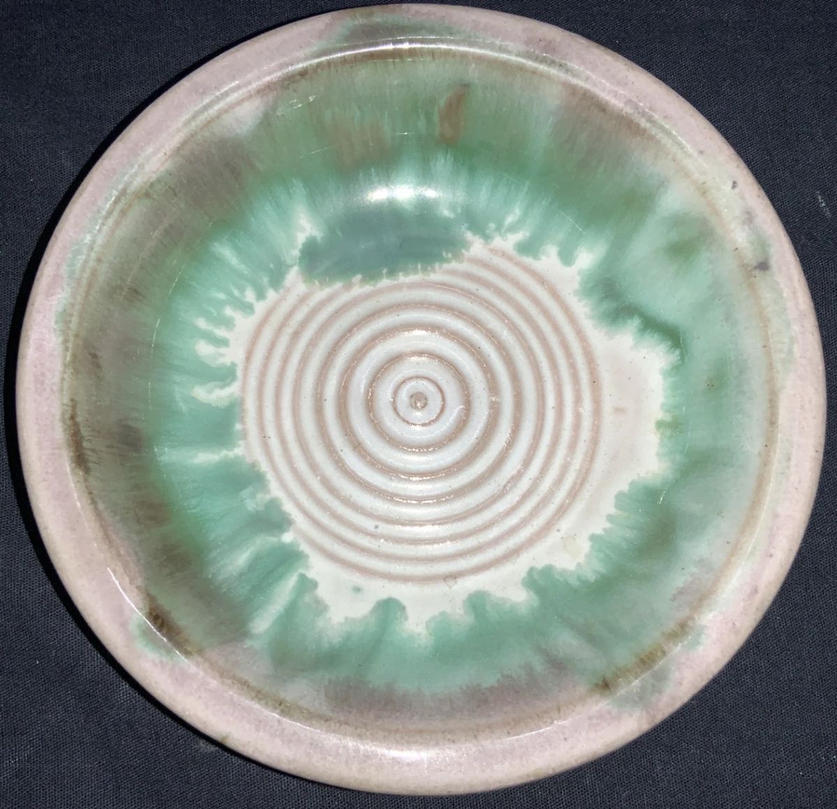 Drip Glazed Ceramic Bowl
