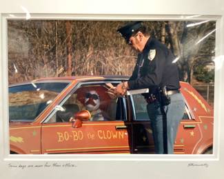 Bobo The Clown Signed Photograph
