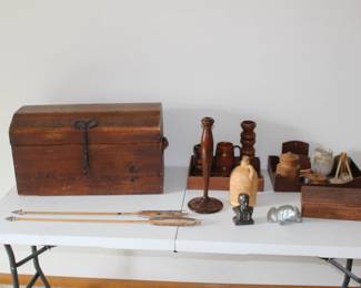 Reenactment supplies.  Handmade storage box