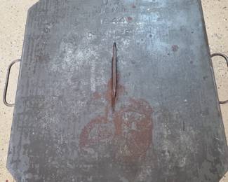 1944 metal military storage container, marked