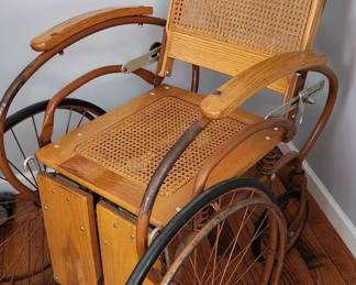 Vintage wheelchair