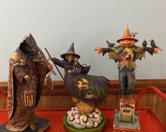 Halloween scarecrows