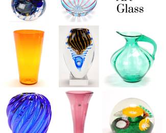 Art Glass, Blenko, Seguso, Murano