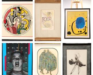 Lichtenstein, Miro, Jerry McKeehan, Dali