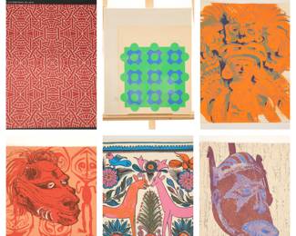 MCM Serigraphs: Signed Victor Vasarely Op Art