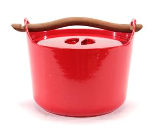 W. Rosenlew Finland Enamel Cast Iron Dutch Oven