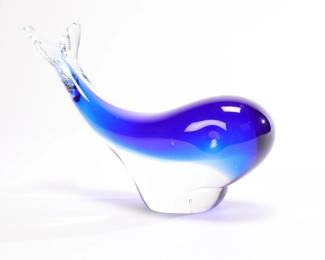 Glass whale
