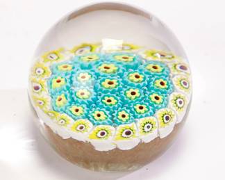 Murano Millefiori Paperweight