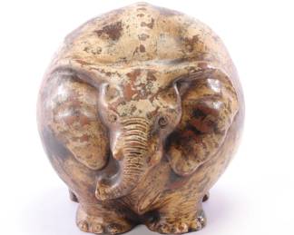 Big Pottery Elephant