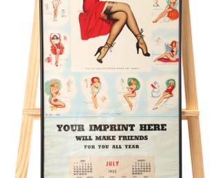 Jerry T.N. Thompson pin-up calendar sample
