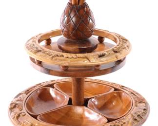 Monkey Wood PuPu Platter Tray