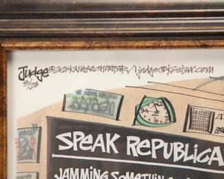 Original Lee Judge cartoon art