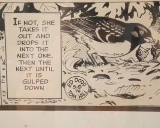 Original Mark Trail cartoon art