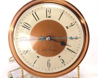 MCM Seth Thomas copper clock
