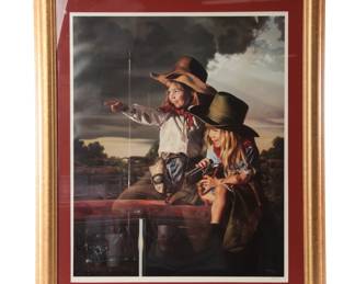 Bob Byerley pencil signed Print