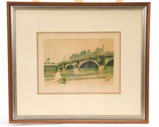 Norman Rockwell signed and numbered print