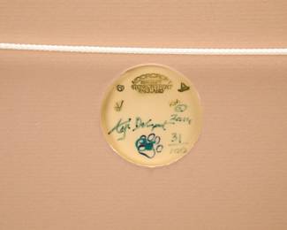 Moorcroft Pottery Tile Limited Edition 31/100 Signed Anji Davenport