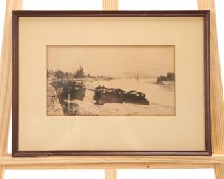 Charles Adams Platt Etching 