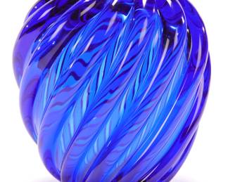 Murano Viro Archimede Seguso Signed Art Glass Vase