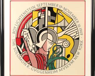 Original 1969 Roy Lichtenstein Serigraph