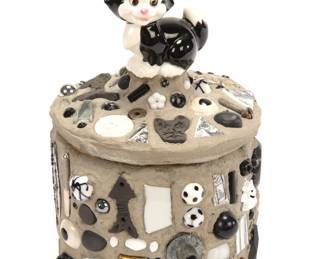 Art Pottery Lidded Jar