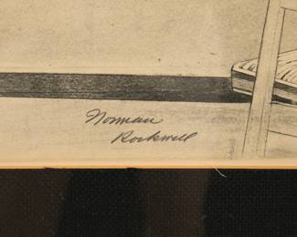 Signed and Numbered Norman Rockwell print