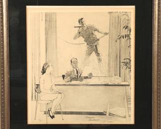 Signed and Numbered Norman Rockwell print