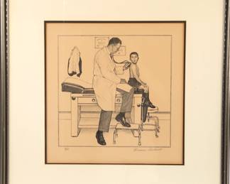 Signed and Numbered Norman Rockwell print