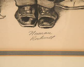 Signed and Numbered Norman Rockwell print