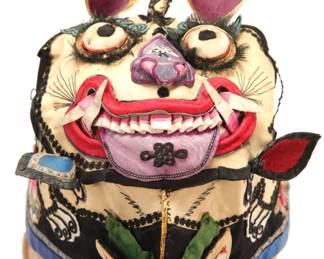 Antique Chinese Silk Headdress