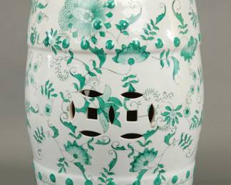 Chinese painted Garden Stool 