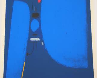 vintage Max Ackerman serigraph