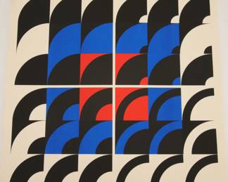 Vintage Ajtai Tamas serigraph