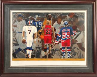 Rick Rush Signed and numbered Serigraph